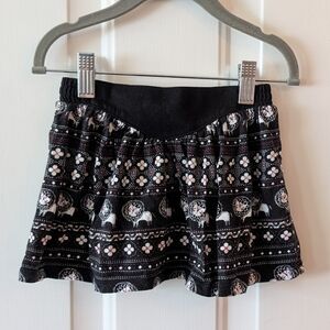 Gymboree Lions And Flowers Mini Skirt